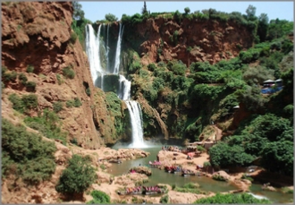 day excursion from Marrakech to ouzoud waterfalls