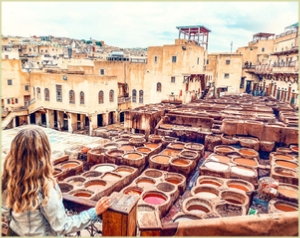 Tour from Marrakech to Desert, Fes , Chefchaouen and Tangier